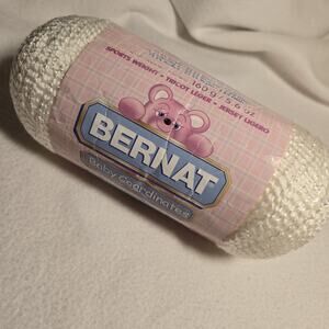 1 skein- Bernat Baby Coordinates Yarn Natural 005 White